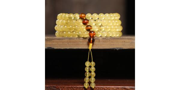 波罗的海蜜蜡手链6mm