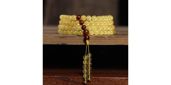 波罗的海蜜蜡手链6mm